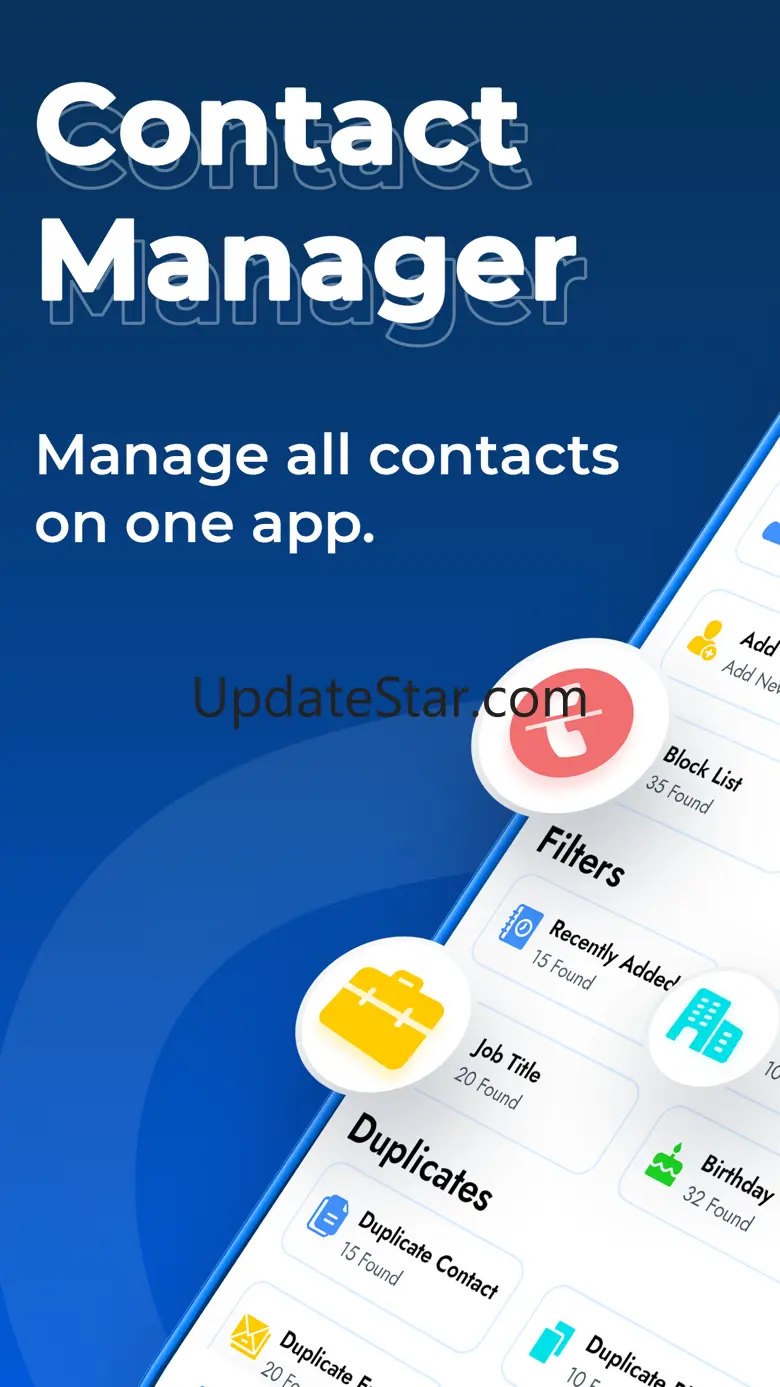 Contact Manager, Backup, Merge 1.2