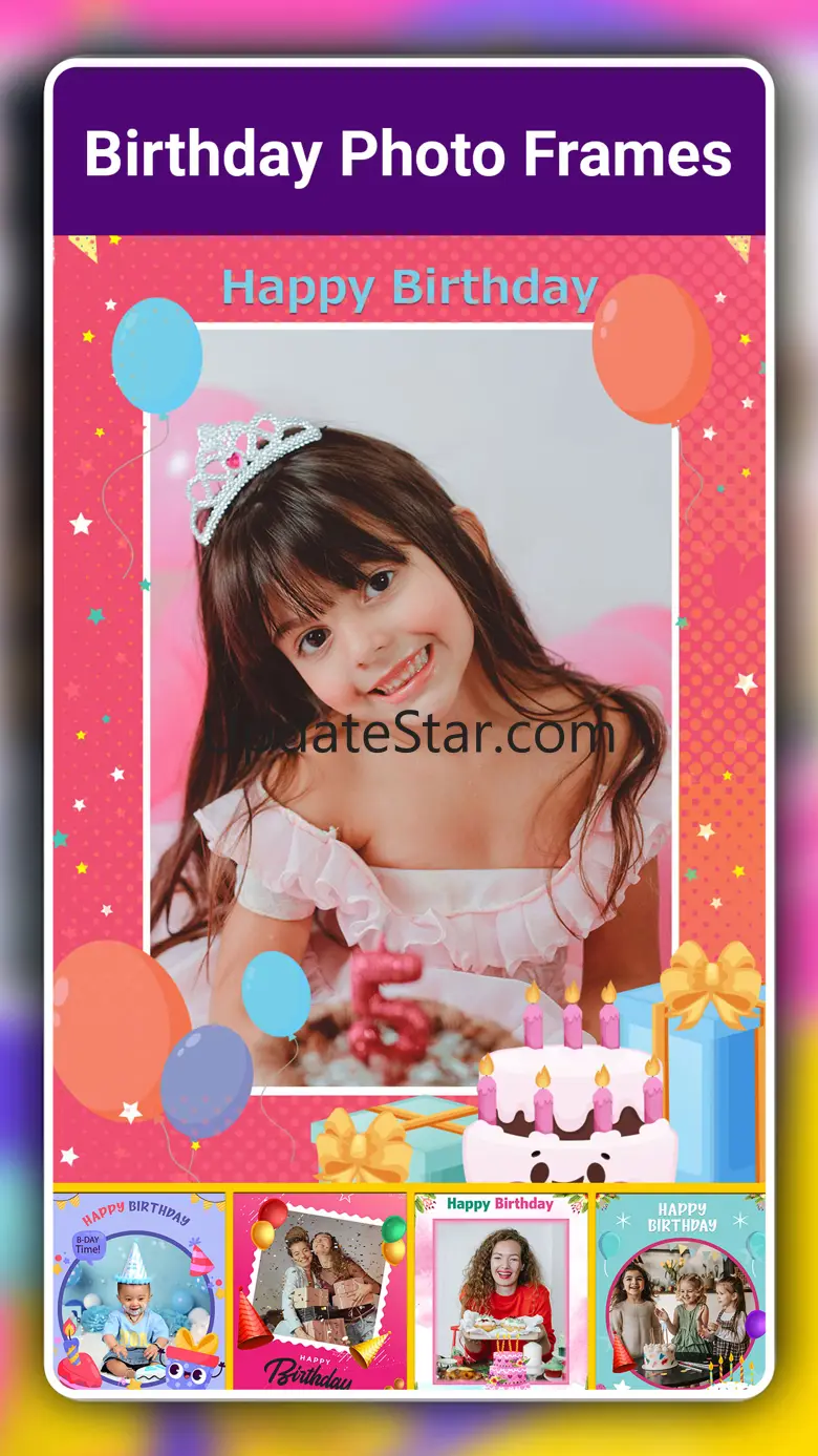 Birthday Frames & Card Maker 2.0