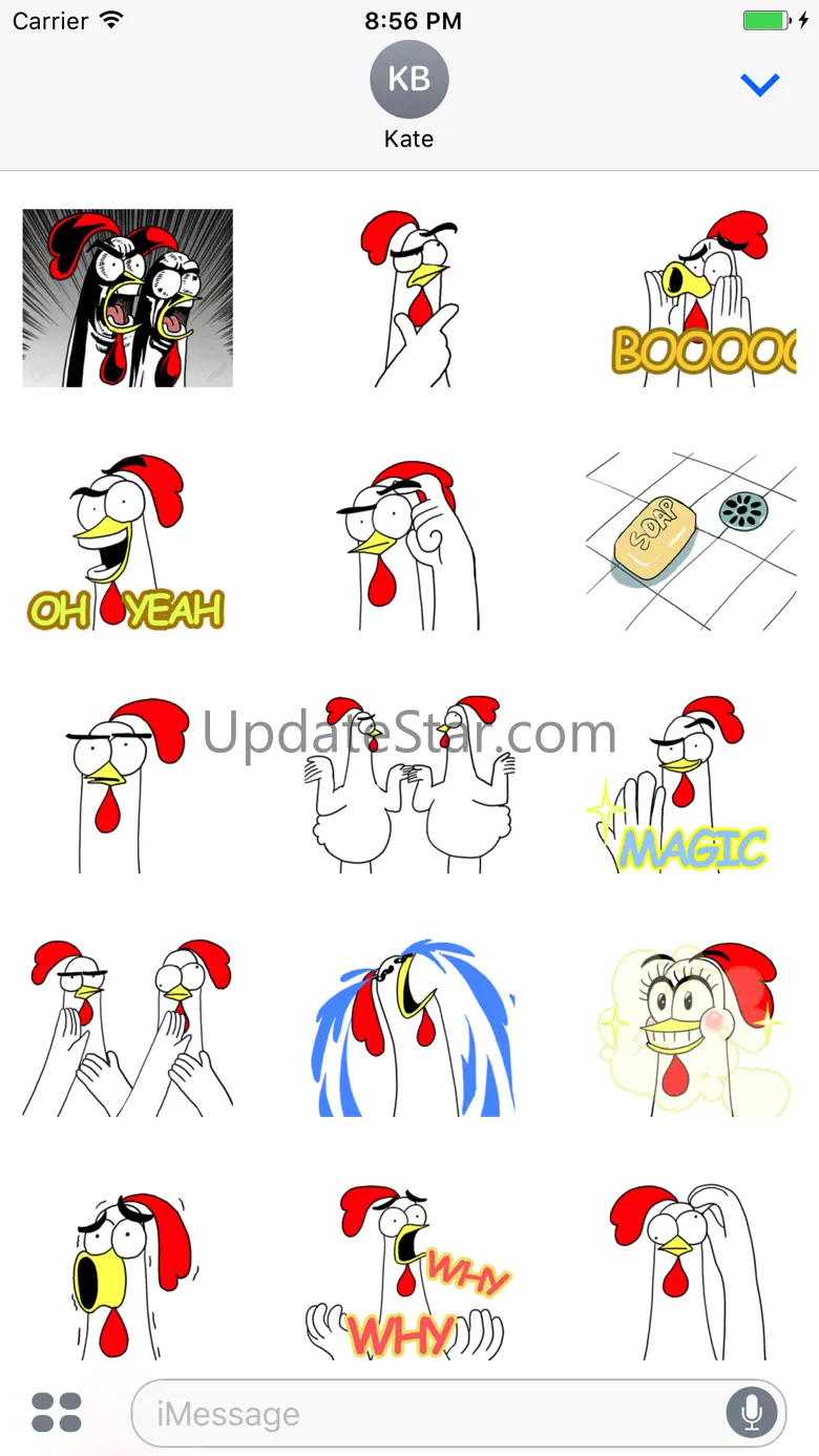 Chicken Bro 10 Sticker Pack 1.01