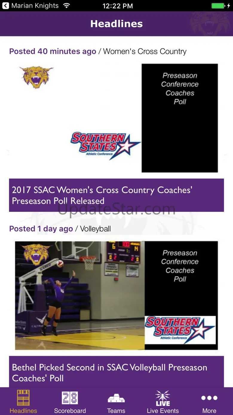 Bethel University Athletics 1.17.08