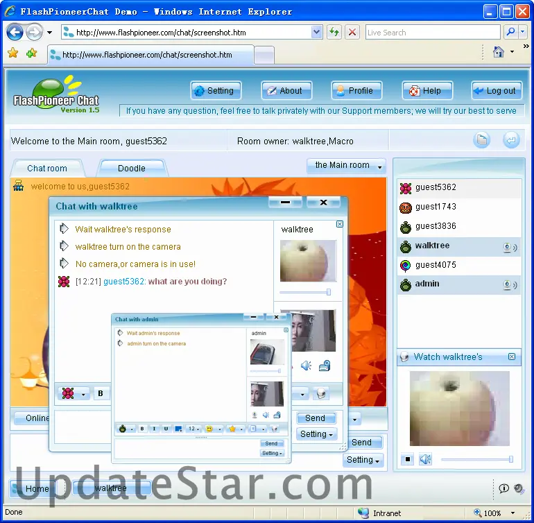 FlashPioneer Web Conferencing Chat 1.7.80108