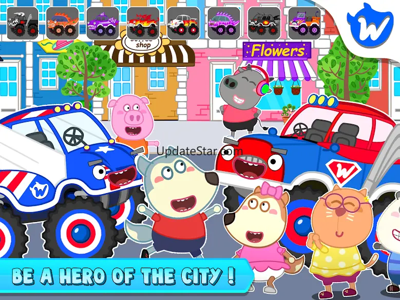 Wolfoo Monster Truck Police 1.3.1