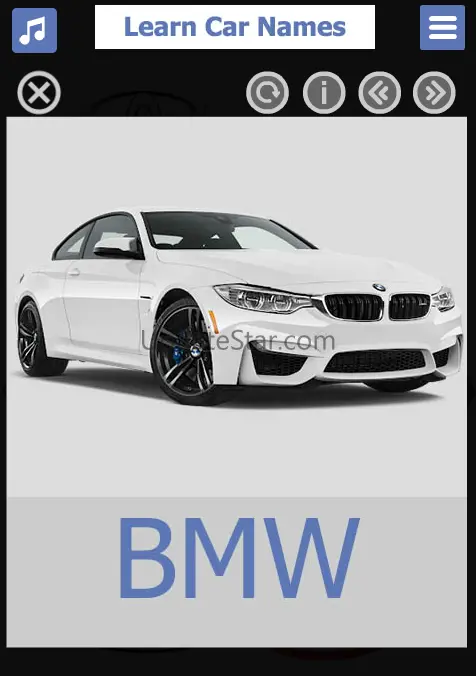 Cars Name | Motor Vehicle 1.1.14