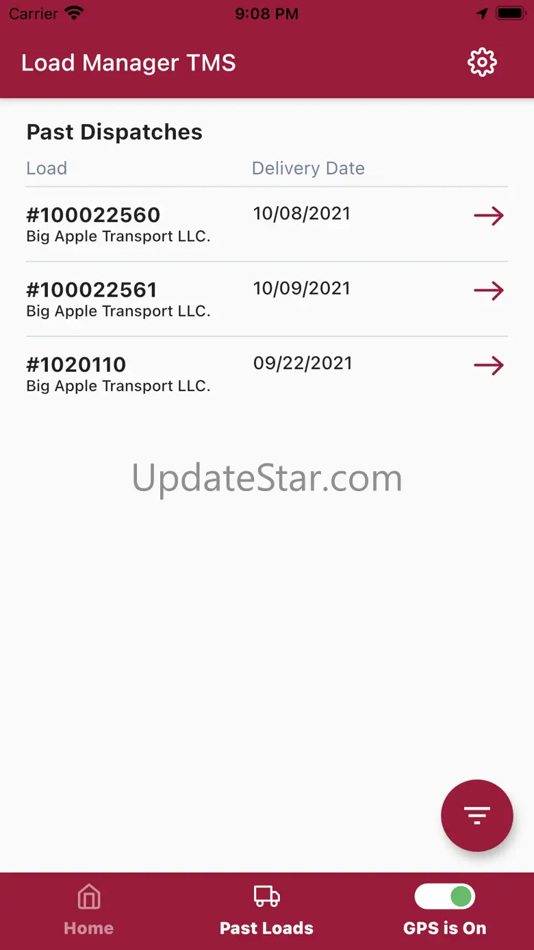 Load Manager TMS 6.0.45