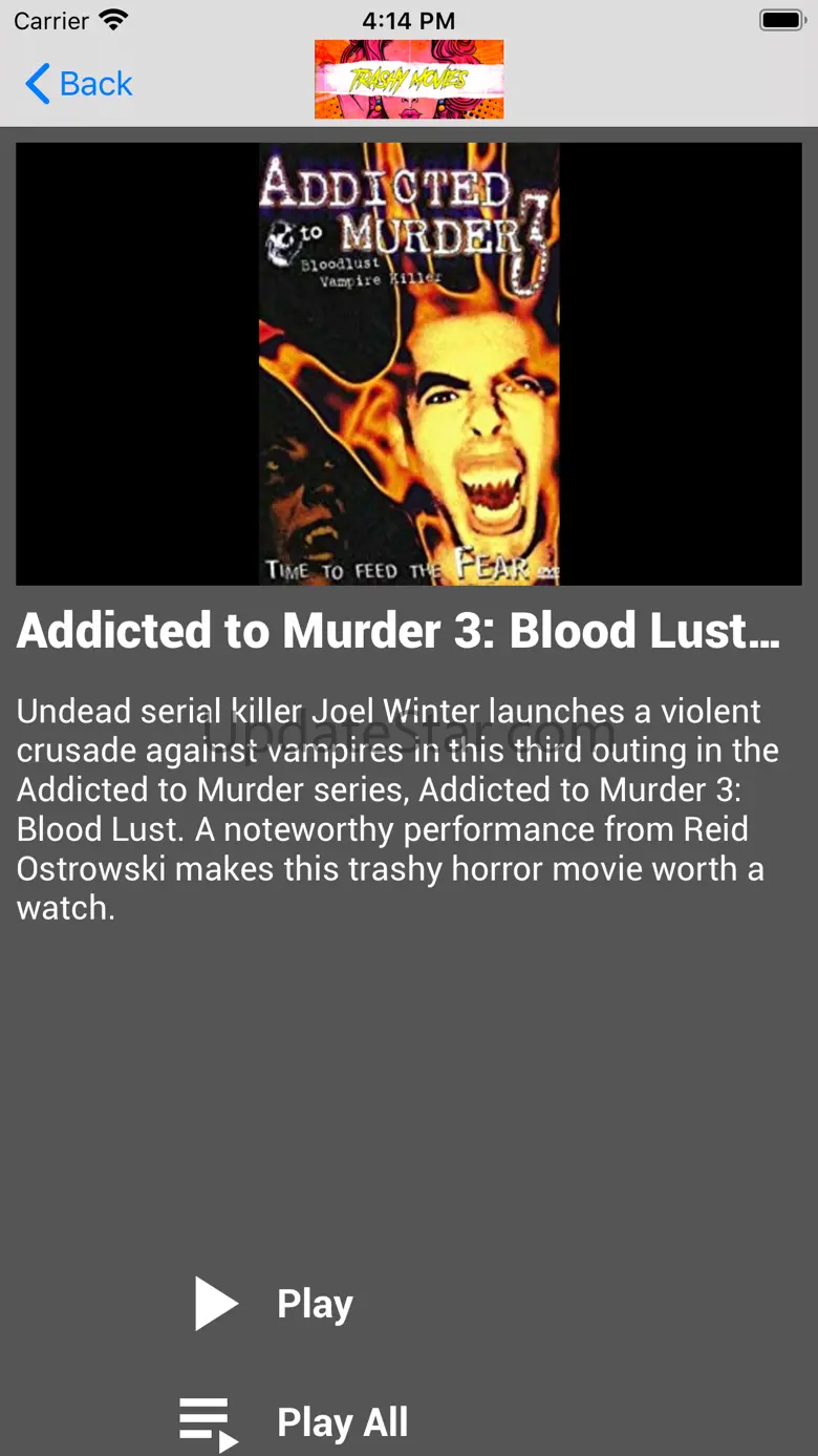 Trashy Horror Movies 2.1