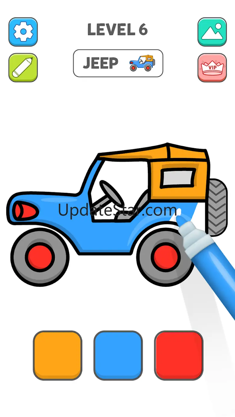 Bus Coloring Game