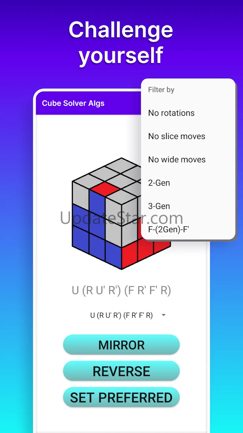 Cube Solver Algs 3x3 1.1.1