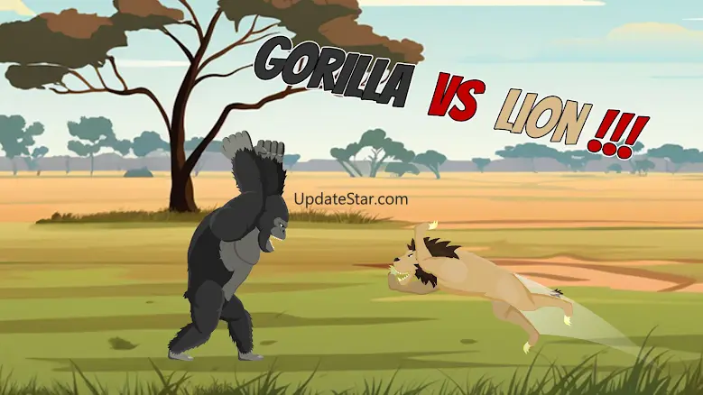 Hybrid Arena: Gorilla vs Lion 2