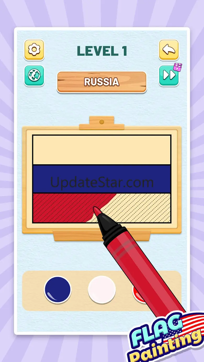 Flag Painting ASMR Color