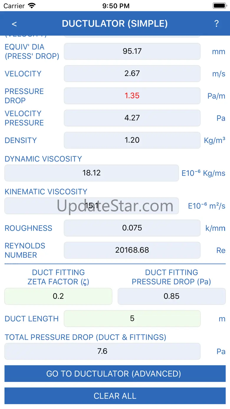 Building Services Calculator 1.20