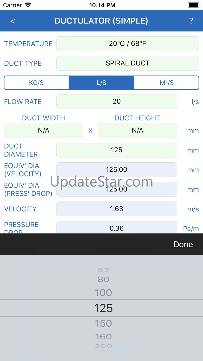 Building Services Calculator 1.20