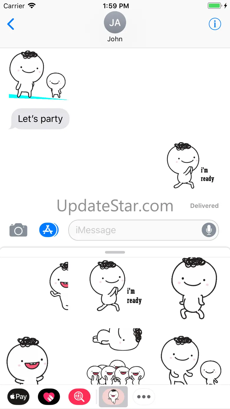 Dancing Boy Animated Stickers 1.0