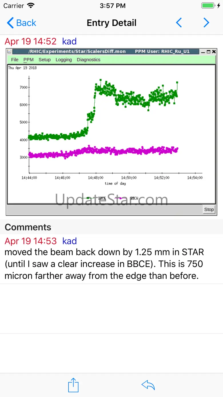 BNL CAD Elog Viewer 3.02