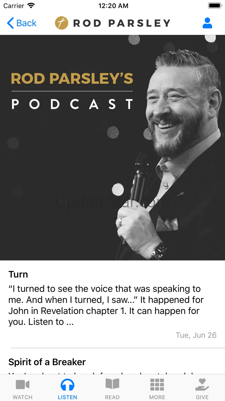 Rod Parsley Mobile App 1.0