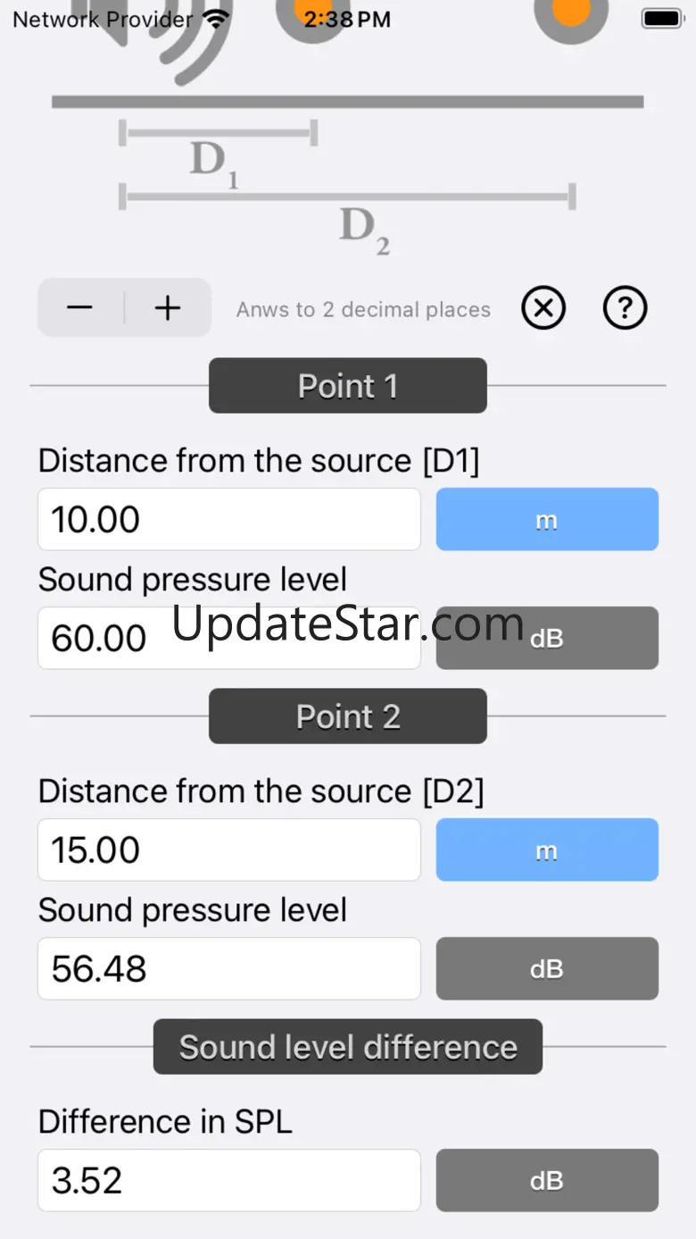 Distance Attenuation Calc 1.2