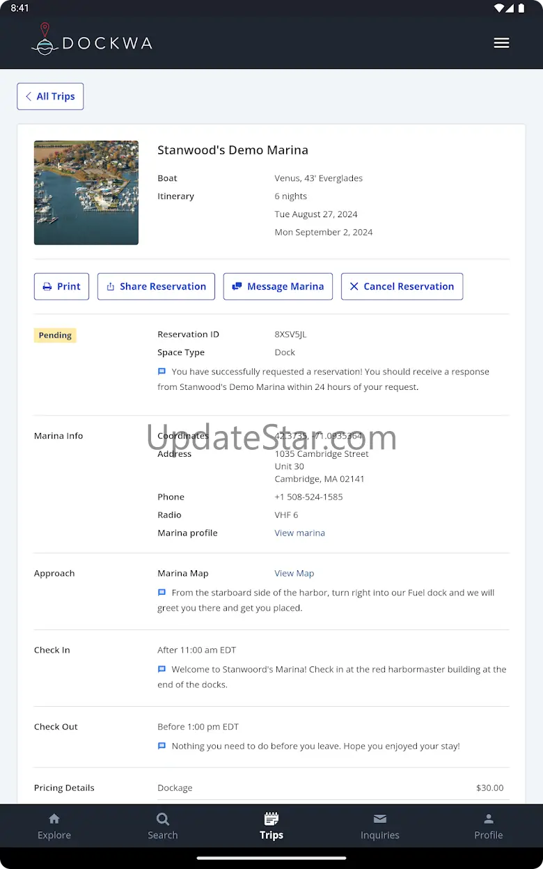 Dockwa 5.25.0