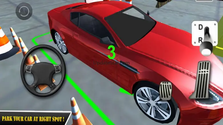 Red Car Parking Skill 18 1.0