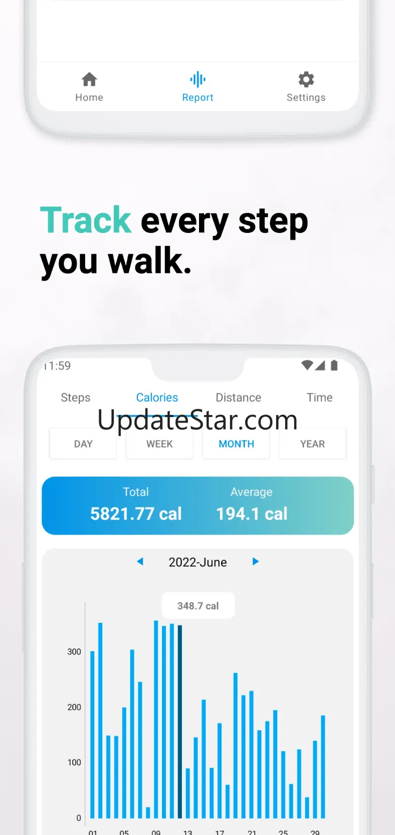 Pedometer walking step Counter 3.0
