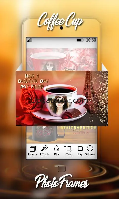 Coffee Mug Photo Frame with Ph 1.0