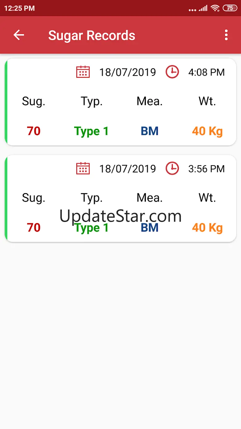 Sugar Checking App 5.0