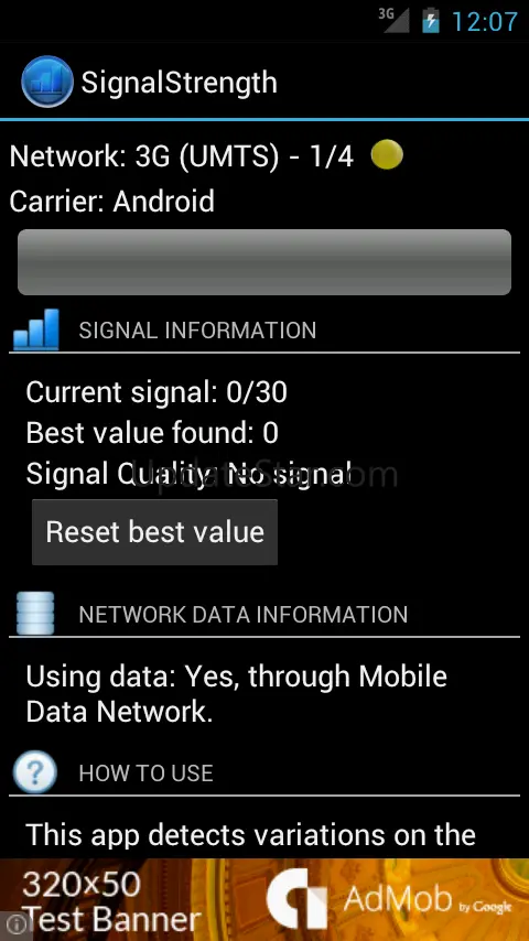 Signal Strength 28.1.2
