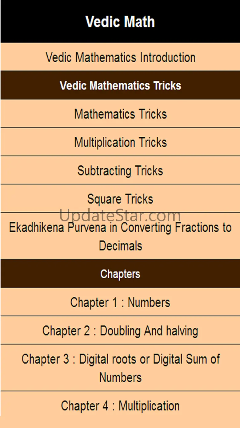 Best Vedic math 1.1