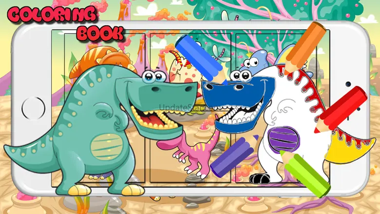 Pre-K Activities Games - Dinosaur Coloring Books 1.1.5