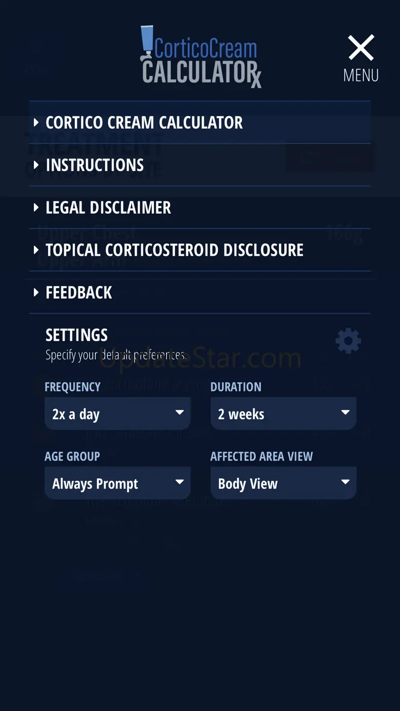 CorticoCalc 1.0.1