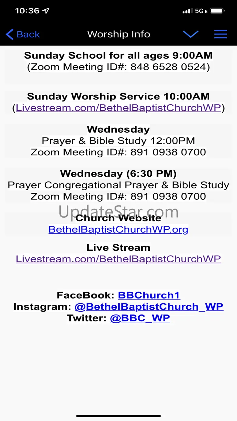 Bethel Baptist Church App 4.11