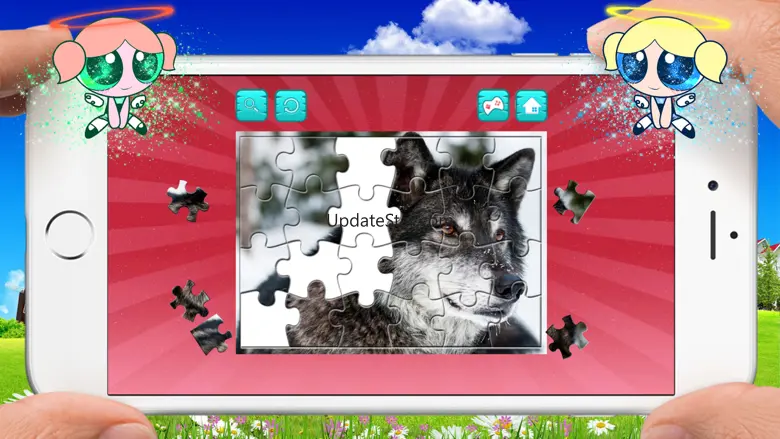 Wolf Jigsaw Puzzles, Drag and Drop Puzzle for Kids 1.0