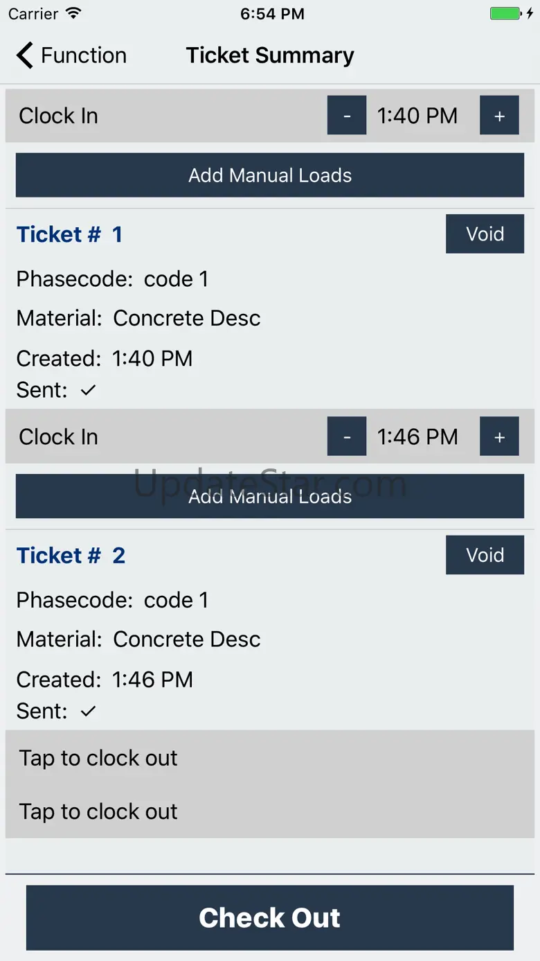 HCSS Ticket Writer: Log trucks 2020.1.0