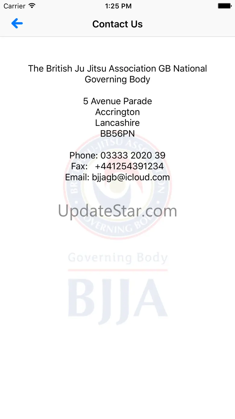 BJJA App 1.2