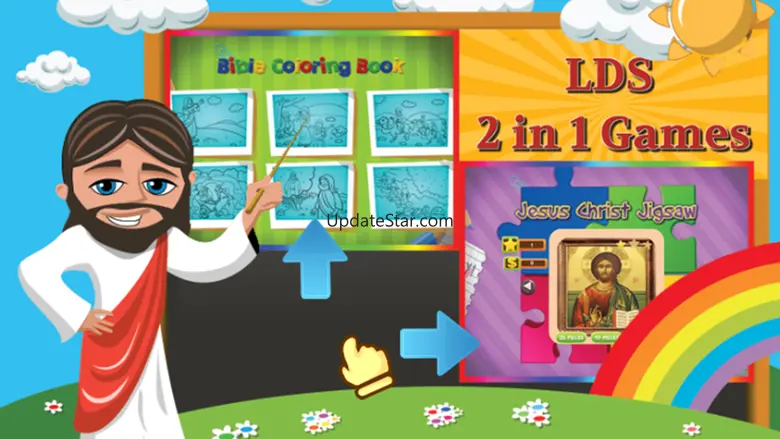 LDS Mormon Coloring Book And Jesus Christ Jigsaw 1.0