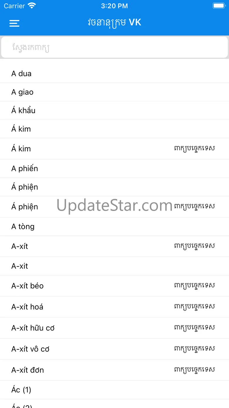 VK Dictionary