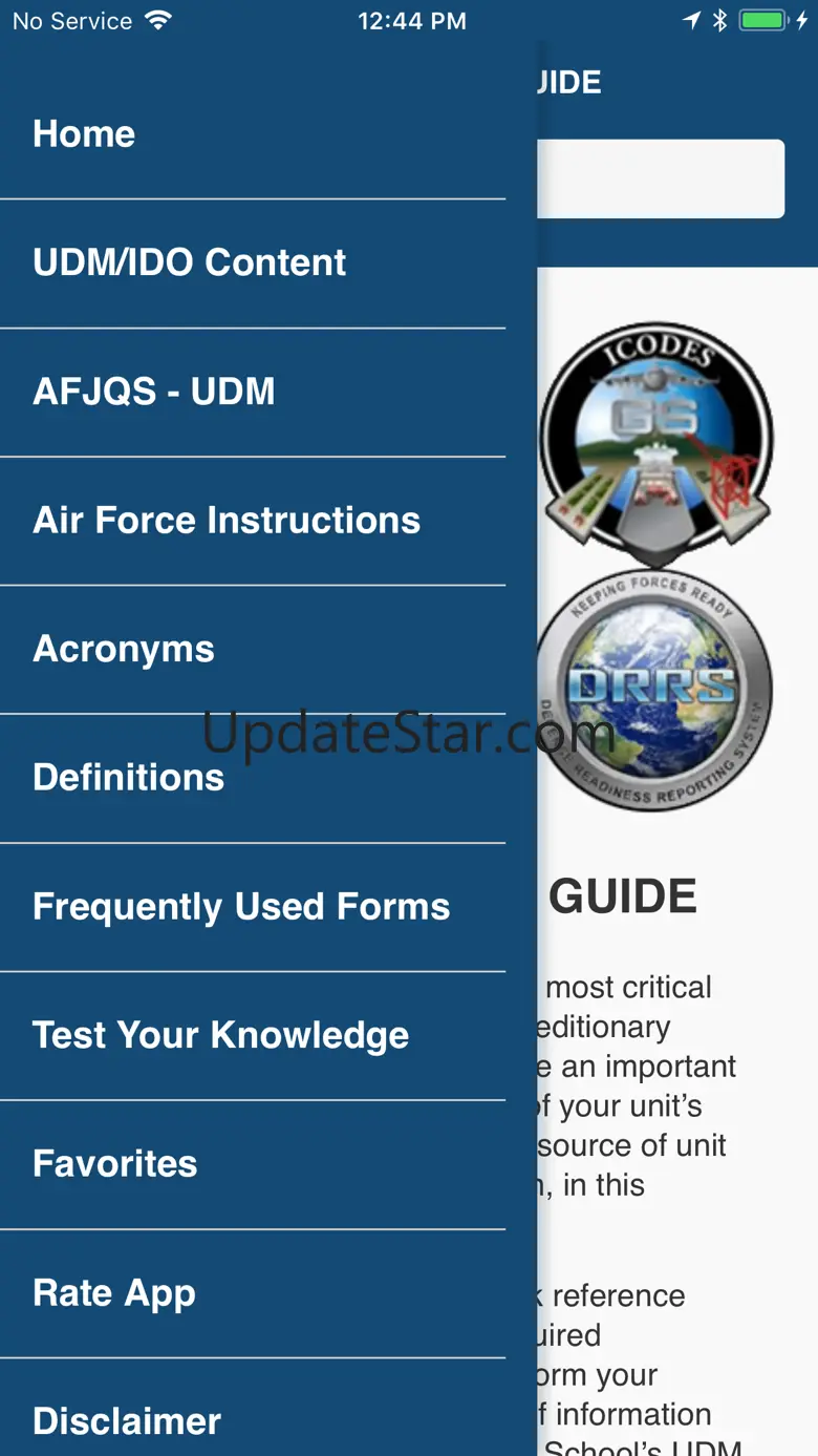 USAF EOS UDM/IDO Pocket Guide 1.11