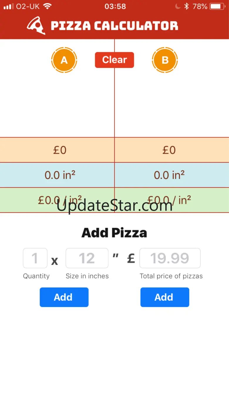 Pizza Calculator 1.01.1