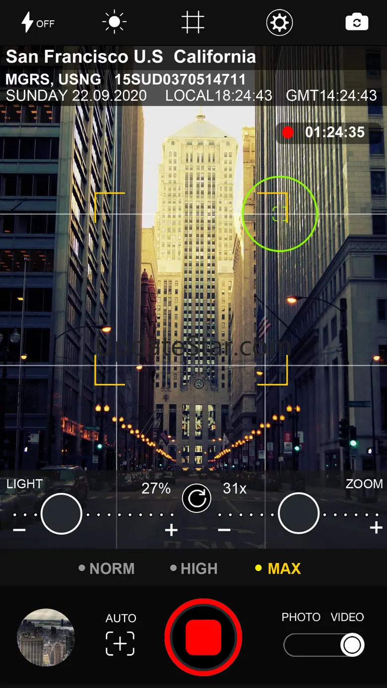 BINOCULARS  35X GPS STAMP 2.2.1