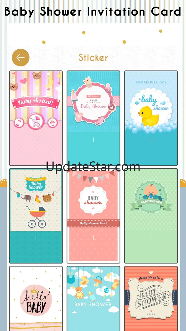 Baby Shower Invitation Card HD 1.1