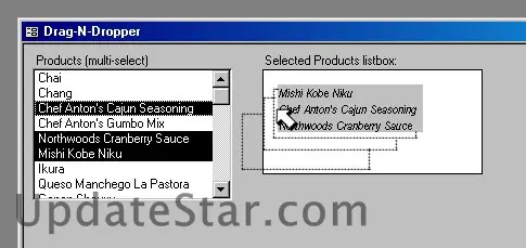 Drag-N-Dropper for MS Access 5.8