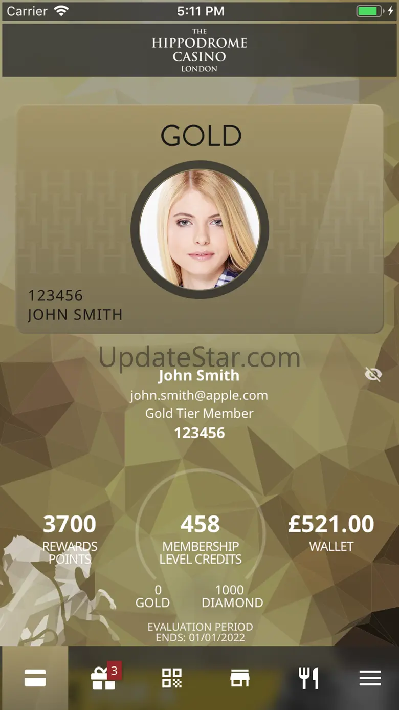 Hippodrome Member 1.6.67