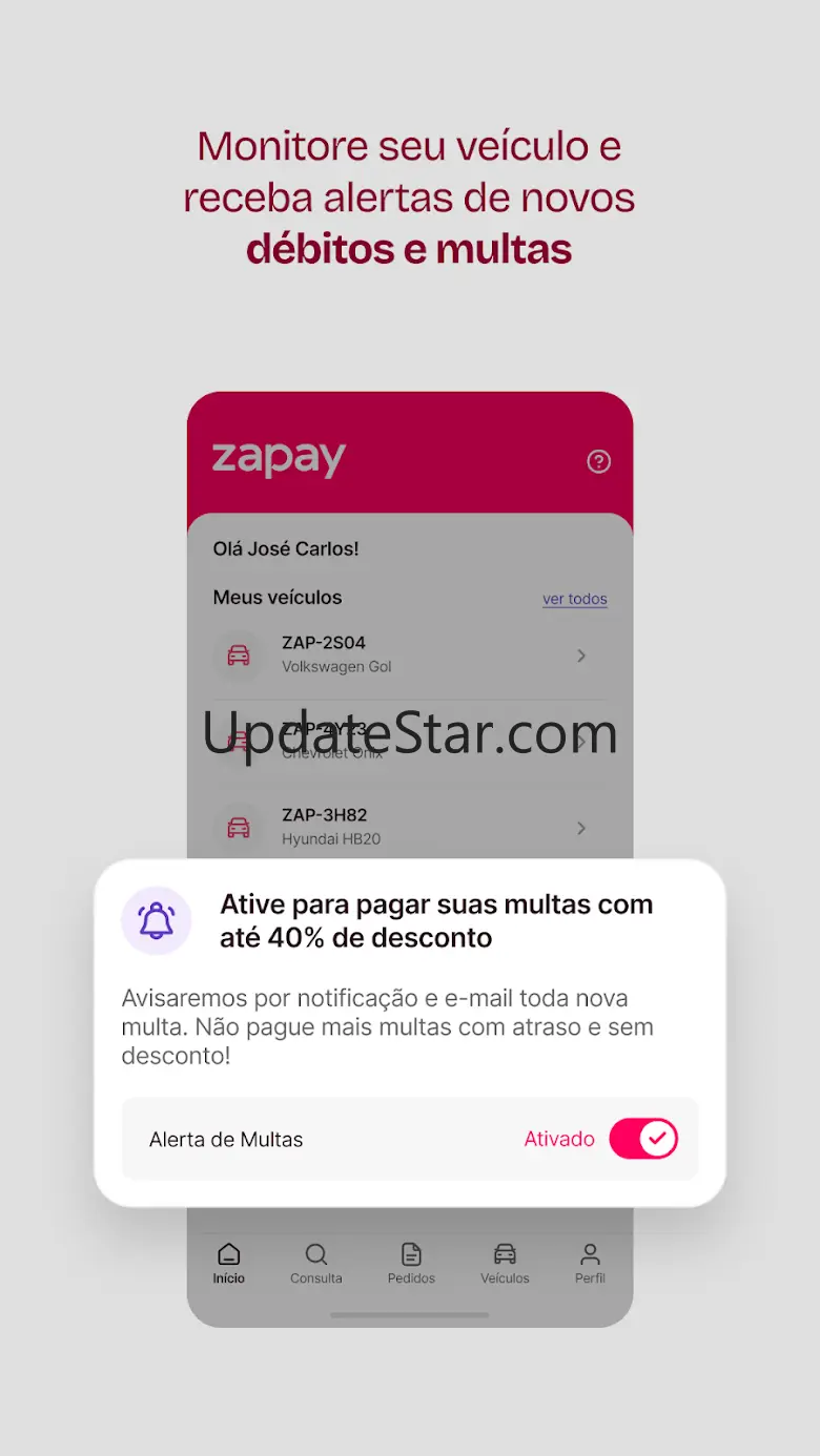 Zapay: pagar IPVA 2025, Detran 2.8.28