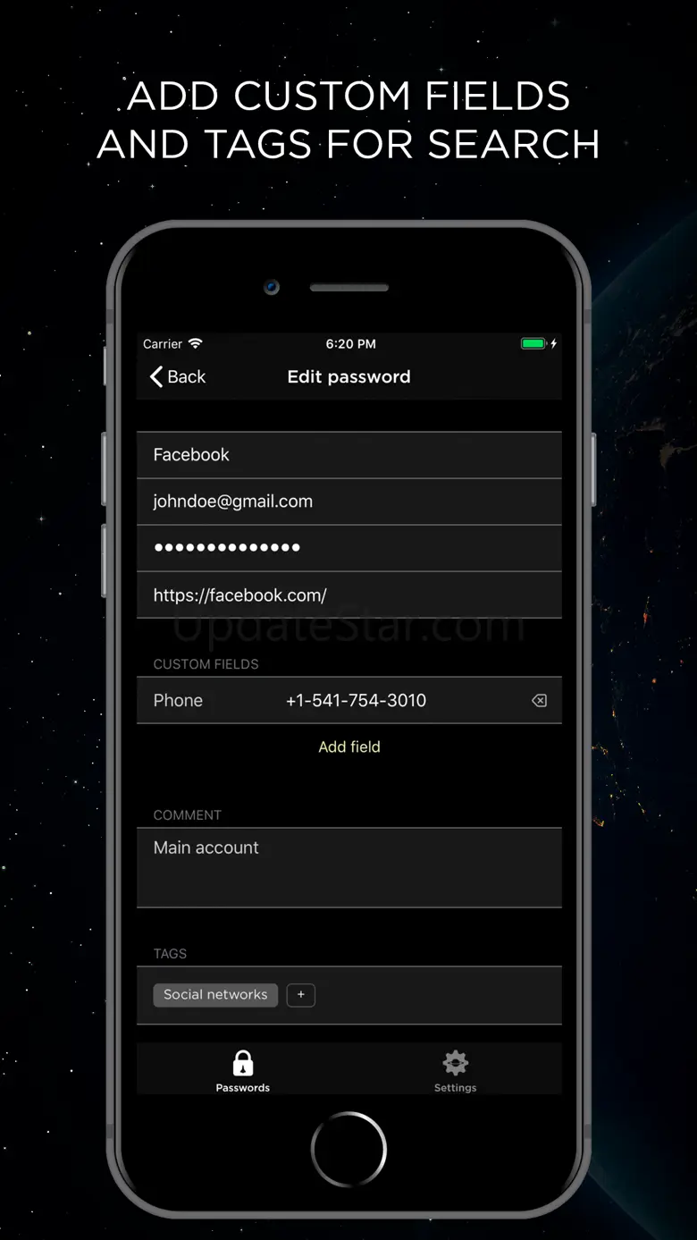 Satellite Password Manager 1.1.1