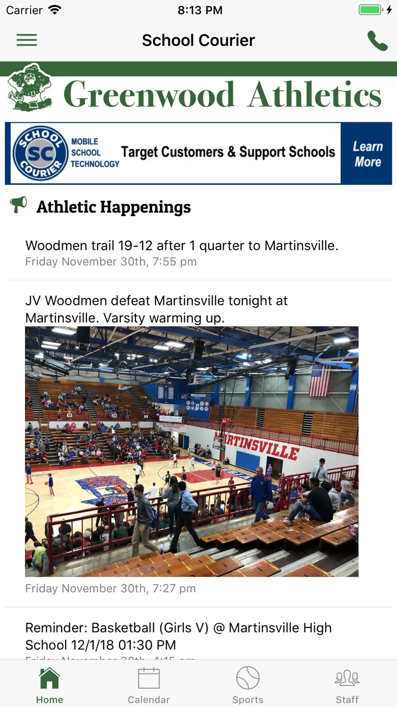 Greenwood Athletics - Indiana 1.0.0