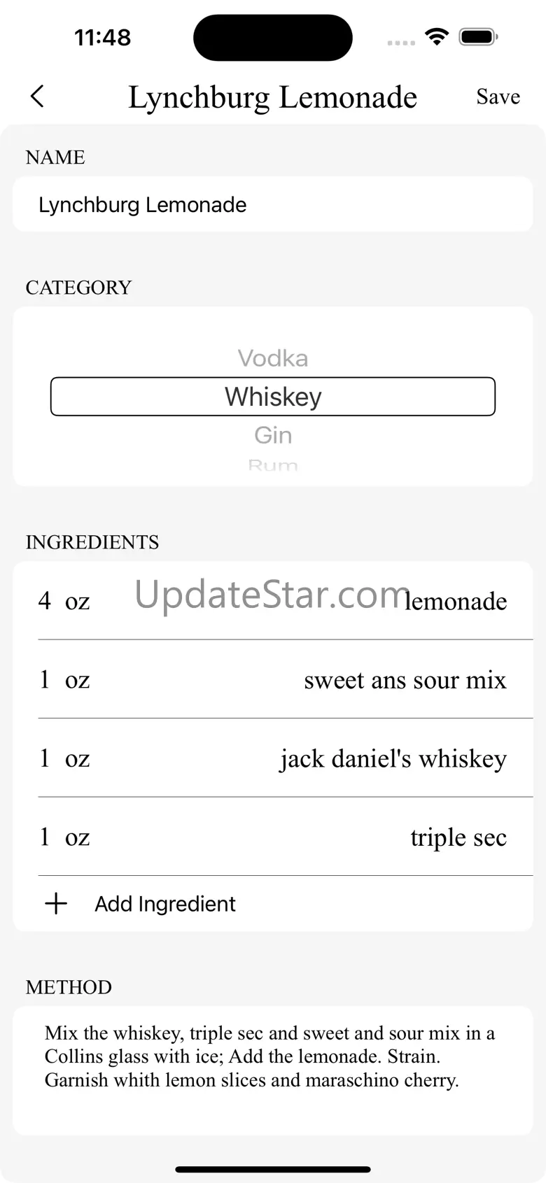 Cocktail Manual: Drink Recipes 5.1