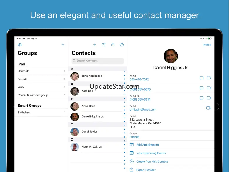 ContactsXL for iPad 2.51