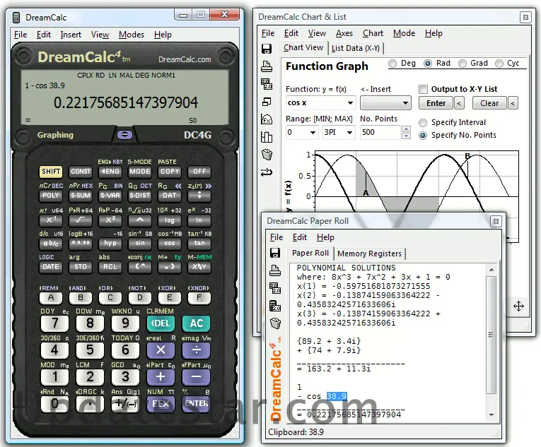 DreamCalc Graphing Calculator 5.0
