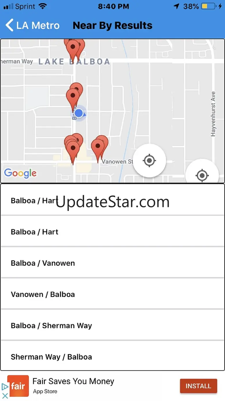 LA Metro Schedules 1.0.2