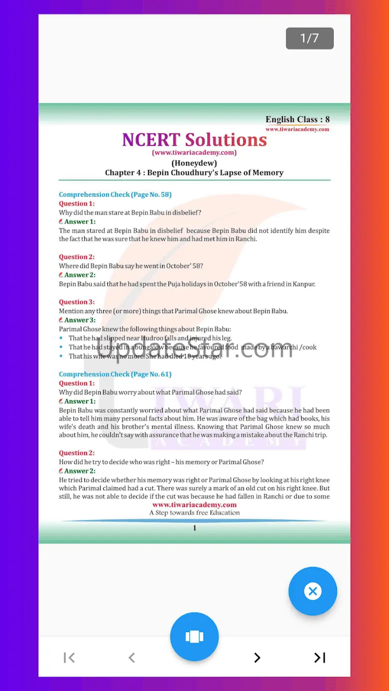 Class 8 all Subjects Guides 25.2.1