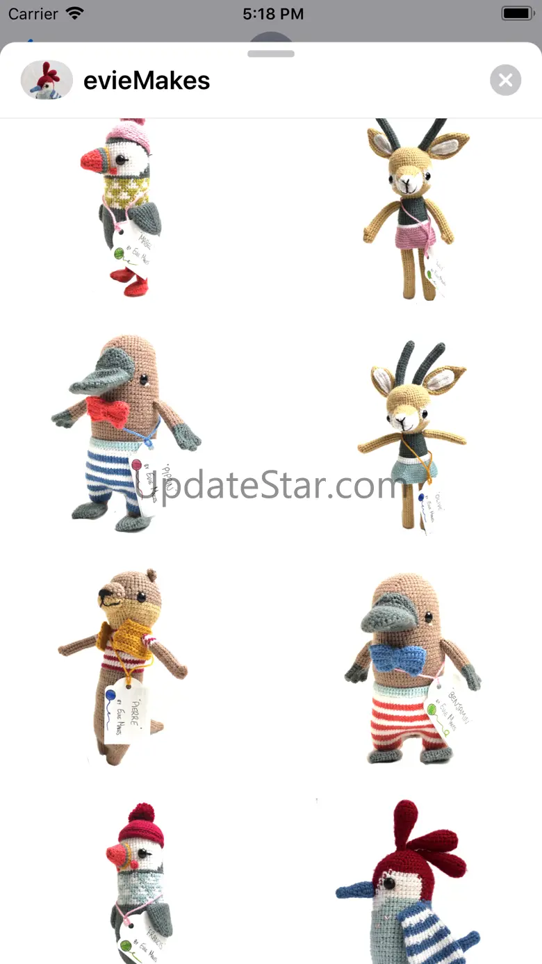 evieMakes crochet stickers 1.5