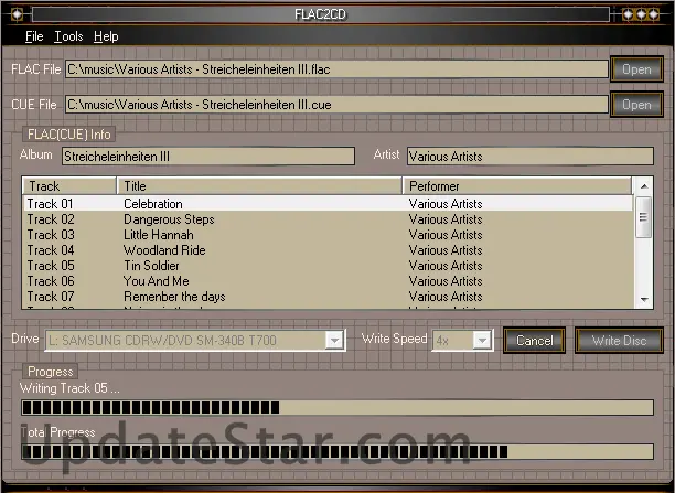 FLAC2CD 4.5.7